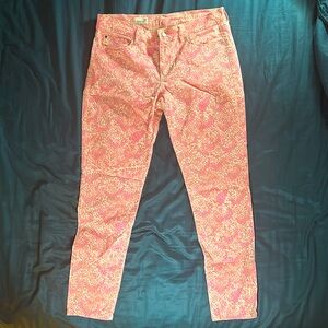 GAP Vintage Legging Jean 10R Pink Pebble